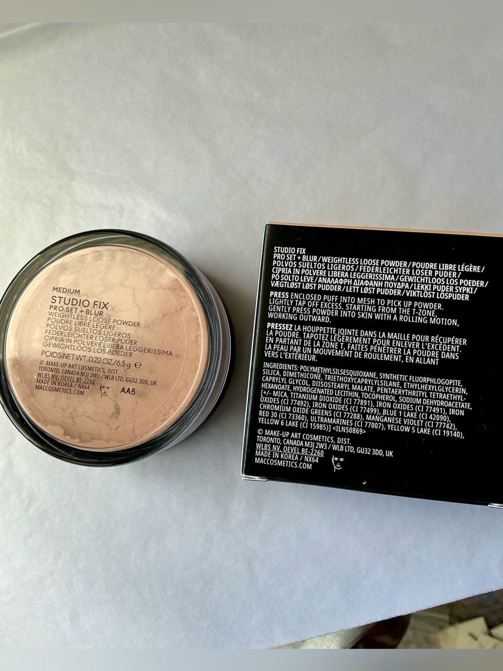 MAC Studio Fix Pro Set + Blur Loose Powder Medium 6.5g NIB - Picture 3 of 6
